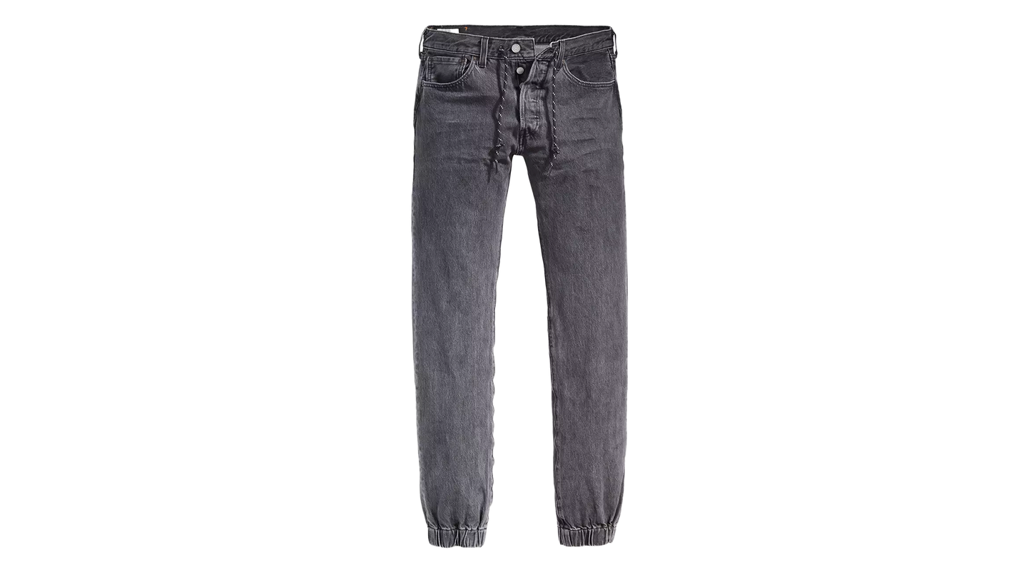 Men Black Denim Jean Jogger - Low Rise Slim Tapered Fit